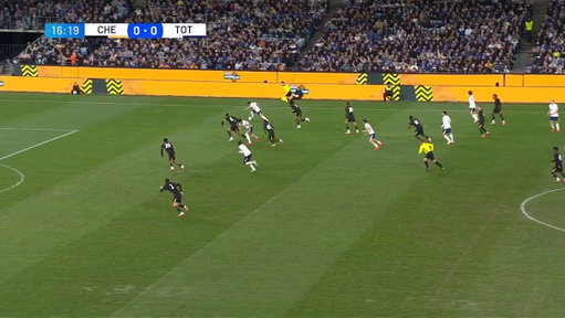 Sandro Tonali gets his first goal as a @Spursofficial player! 🔥

The Italian’s strike deflects into the bottom corner, earning Tottenham an early lead against their rivals @chelseafc 💪

Watch #CHEvTOT live and exclusive on Paramount+ 📺 