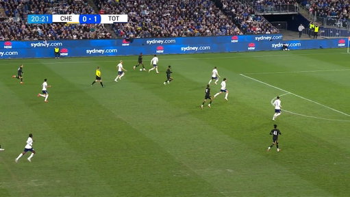 Estevao levels the score for @ChelseaFC 🇧🇷

The Blues star heads home from close range, getting his first goal of pre-season! ✨

Watch #CHEvTOT live and exclusive on Paramount+ 📺 