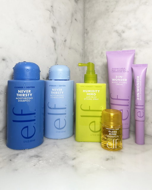 not to be dramatic but e.l.f. Hair changed my life 💁‍♀️ 
