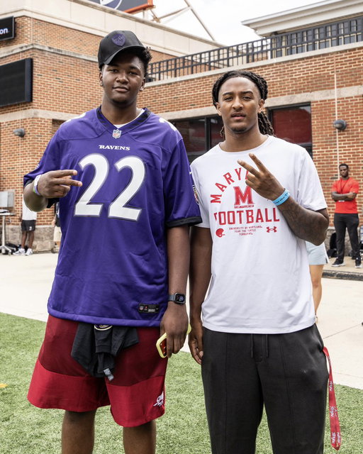 Two Terps who embody Maryland pride ❤️💛 