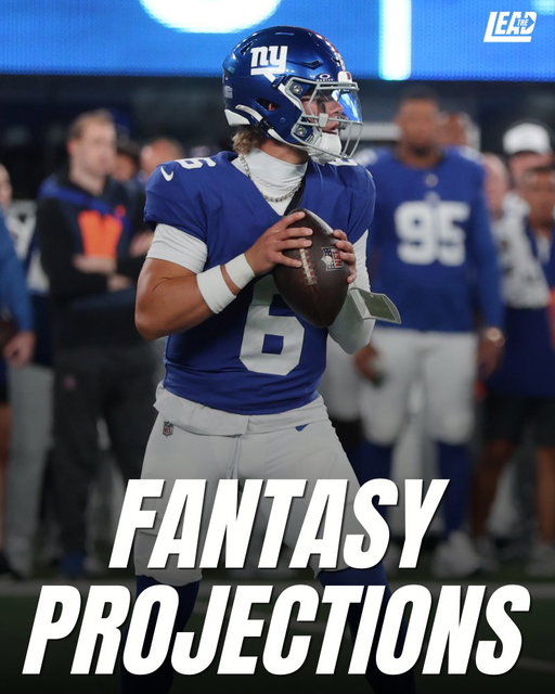 Jaxson Dart's 2026 fantasy projections, via @FantasyPros:

63.7 CMP%
3,593 YDS
23-11 TD/INT
101 Rushing Attempts
549 Rushing Yards
7 Rushing TDs
312 Fantasy Points

QB8 entering Year 2. 