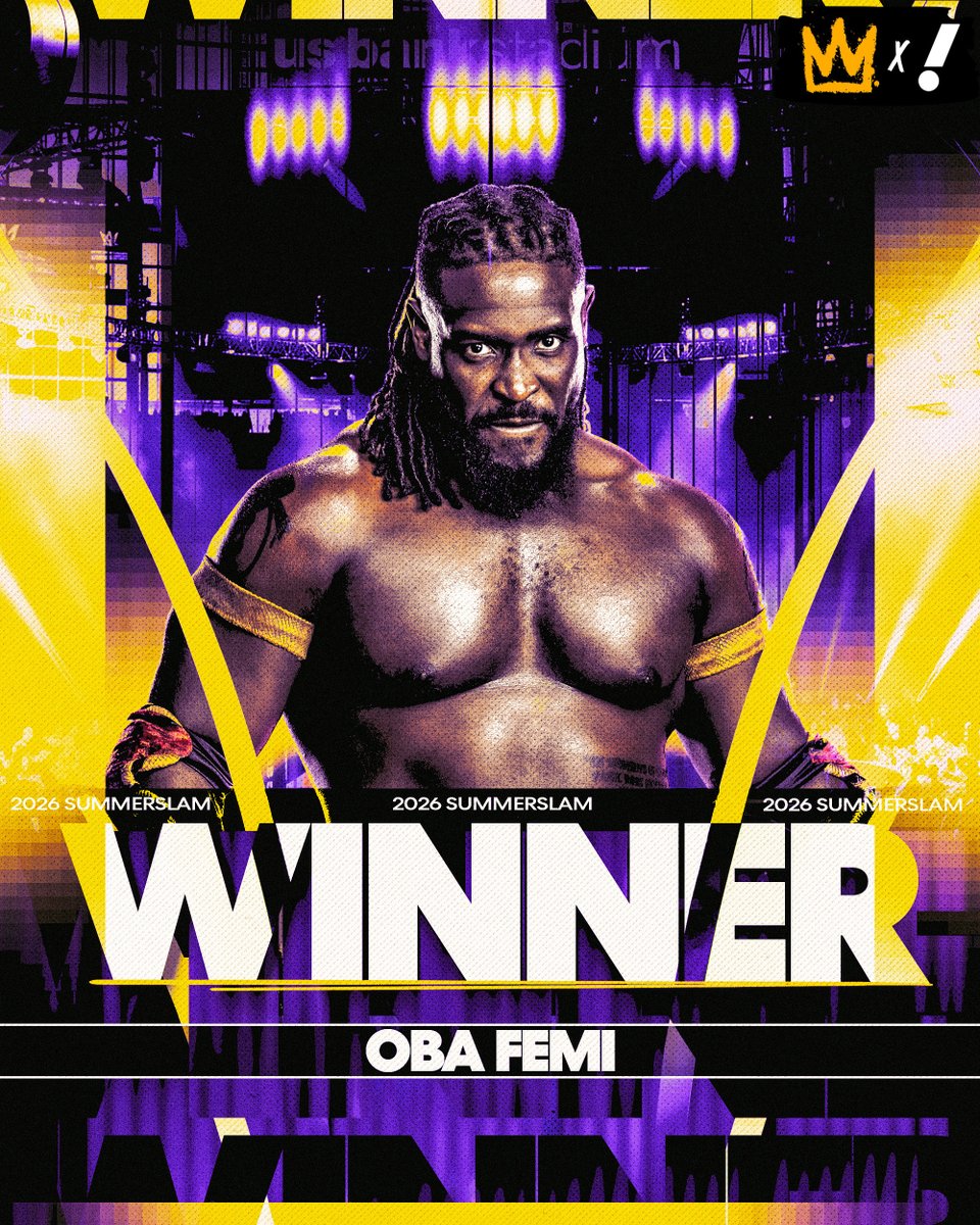 Oba Femi slays the BEAST Brock Lesnar at #SummerSlam 