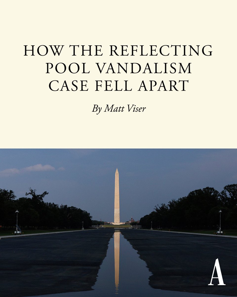 Federal prosecutors admitted that they don’t have evidence to prove the Reflecting Pool was vandalized by the former Olympian David Hearn—undermining everything that Trump has been saying about the pool’s damage, @mviser reports. https://t.co/IclqQIZP0o

📸: Tom Brenner / Getty 