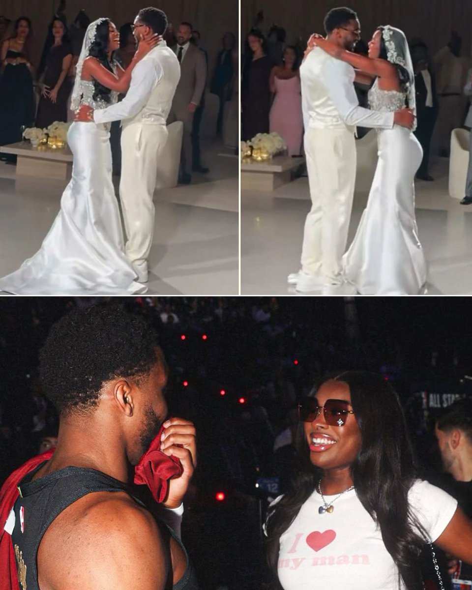 Donovan Mitchell and R&amp;B singer Coco Jones tied the knot on Saturday 🥹💍 