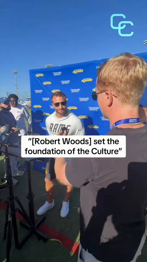 Sean McVay shows high praise for new Rams coach, Robert Woods 🔥 