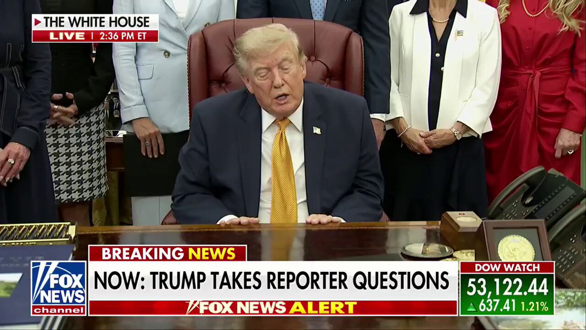 BREAKING: President Trump speaks out about the Department of Justice's move to drop the Reflecting Pool vandalism case.

"That was the one mistake with the reflecting pond, they hadn't put up the cameras yet... If they would have had them up, we would have had a lot of- it would have been a lot easier. And I was disappointed with Jeanine Pirro, really disappointed with Jeanine Pirro. She folded like an umbrella and people get away with things, and it's a disgrace."