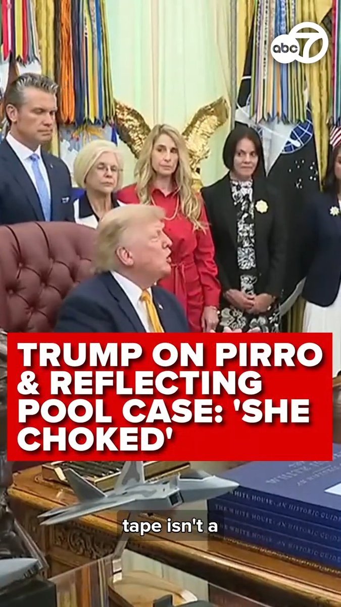 "I don't know what the hell happened." 
President Trump gives his take on Jeanine Pirro, the reflecting pool vandalism case and the judge involved. 

#reflectingpool #washingtondc #jeaninepirro #donaldtrump 