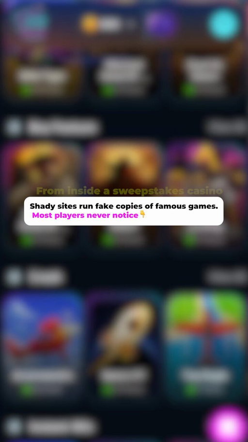 That familiar-looking game might not be the game you think it is.

Shady sites can copy artwork and names. Before choosing anything on PlaySlotsMobile (or anywhere), check the provider behind it, not just the thumbnail. 