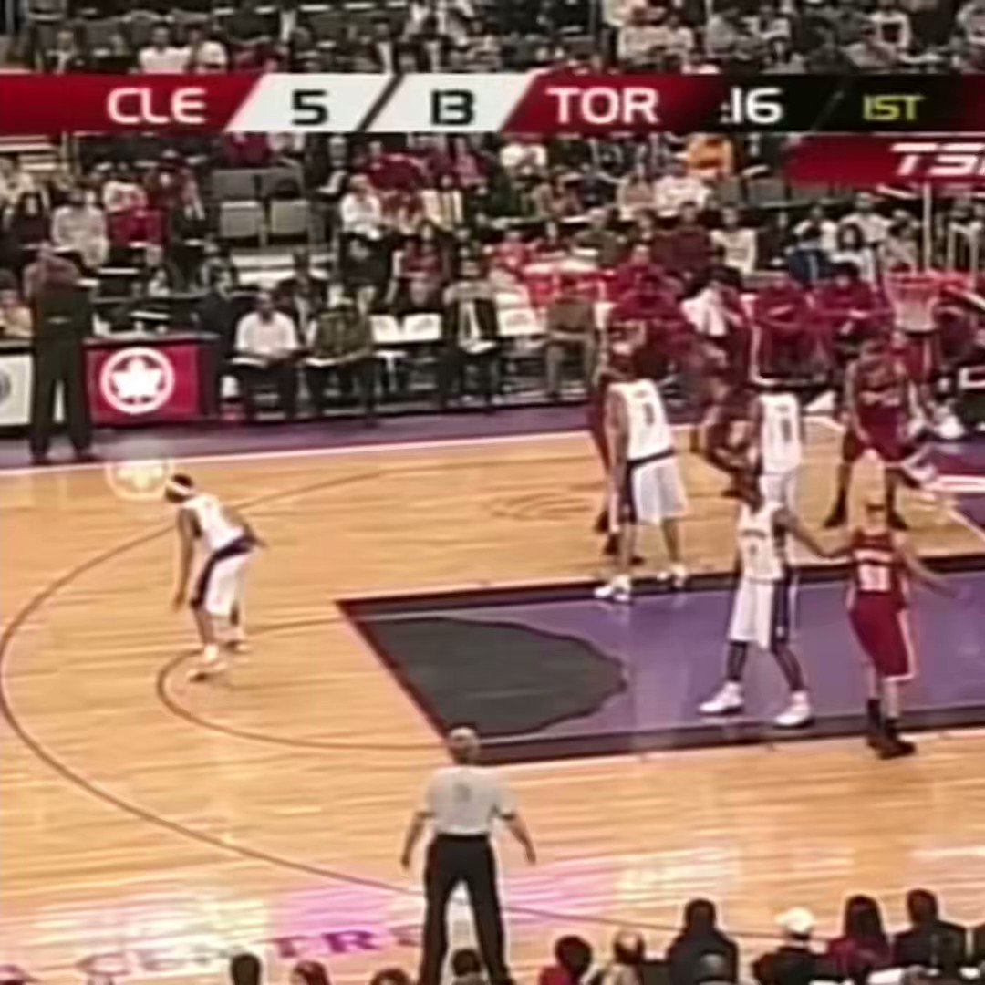 20 year old LeBron James dropping 56 on Jalen Rose and the Raptors 