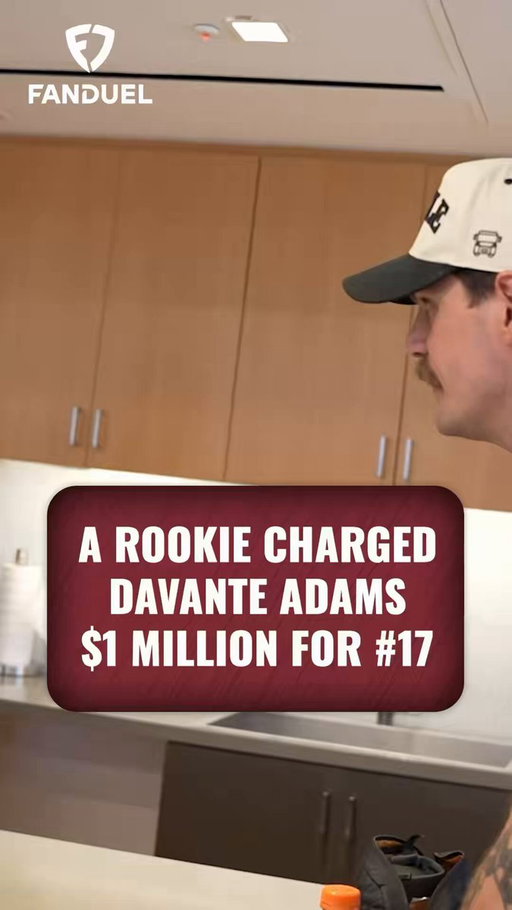 A Jets rookie tried to charge Davante Adams $1 Million for the number 17 😂 