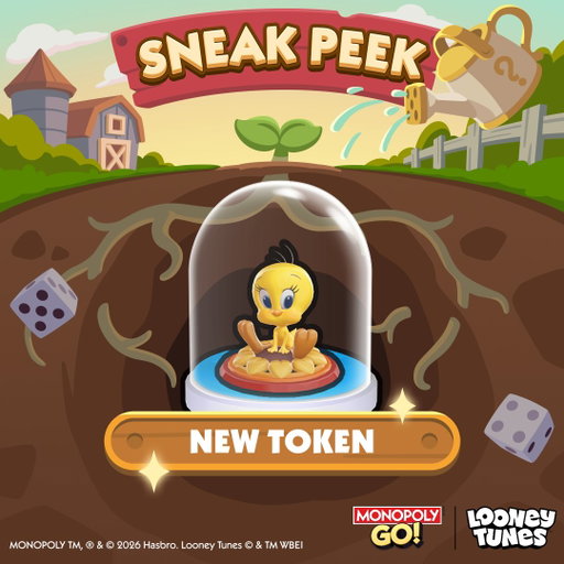 🐣 A fresh Sneak Peek is hatching!

The farm keeps growing with charming, feathered Cosmetics.

A barnyard-inspired Dice and a tiny yellow songbird Token are ready to nest in your collection.

We tawt we taw a pretty exciting reward… and we did! https://bit.ly/MGO-SneakPeek-Harvest-X 