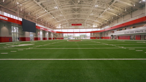 A new home built for Badgers 🦡  

We welcomed Ted Kellner to take a inside look at phase one of the Kellner Family Athletic Center. 

#OnWisconsin x @BadgerFootball 