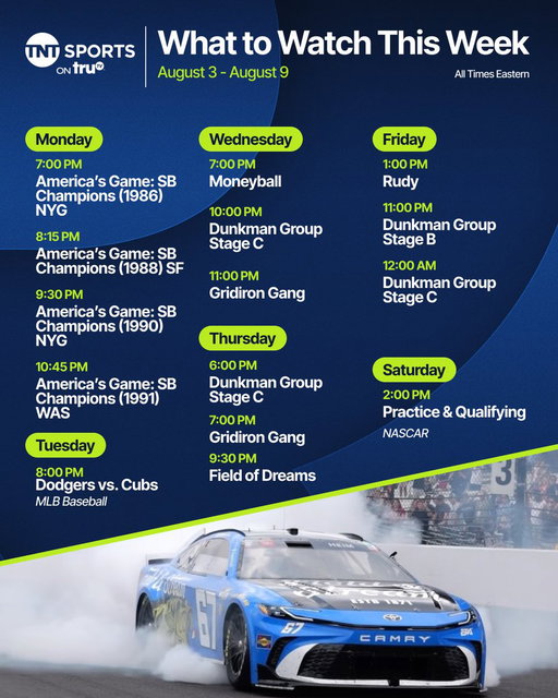 baseball, hoops, AND racing? what a week on truTV 🔥 