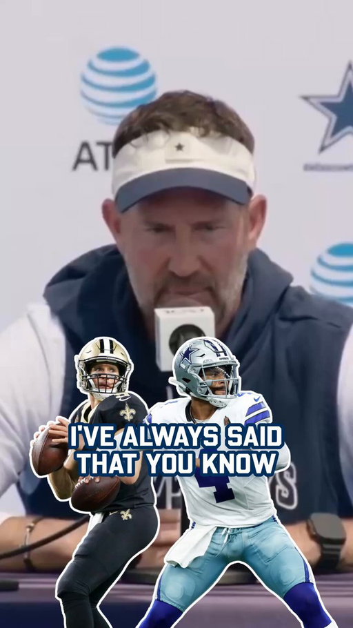 elite company 🤝

Coach on the similarities between Drew Brees &amp; @dak 

#DallasCowboys | @ATT 