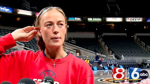 Sophie Cunningham: "The WNBA media, all we ever do is cover everything except basketball ... You can talk about other things, those are great stories, it shows fans who people outside of the court, but I think we gotta keep the main thing the main thing."


