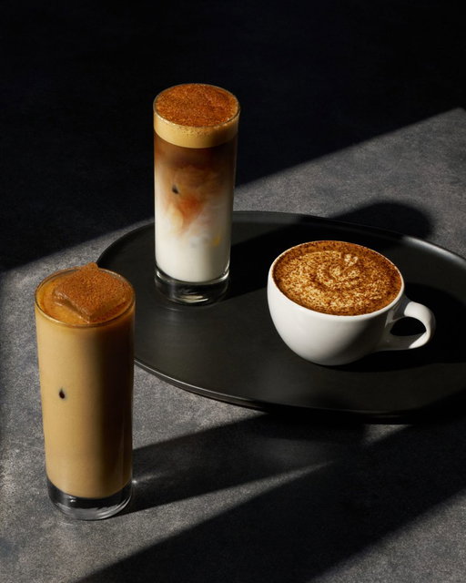 Our Miso Caramel Latte reimagines the classic salted caramel profile with umami-rich red miso and toasted sugar for a layered, balanced sip that’s comforting, complex, and made for cozy season.

Sip it hot, or try it as an iced latte or seasonal Shakerato. 