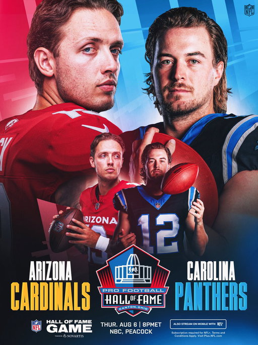 The wait is over. There's a football game on today. 

@ProFootballHOF Game -- Tonight 8pm ET on NBC Stream on @NFLPlus + Peacock 