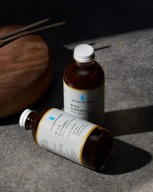 Made exclusively for Blue Bottle, our seasonal Miso Caramel Syrup layers caramelized sugar and notes of savory red miso into a syrup that’s rich, nuanced, and deeply balanced.

Craft your own Miso Caramel Latte or Miso Caramel Shakerato at home. https://bit.ly/4xlVVsW?utm_source=facebook&amp 