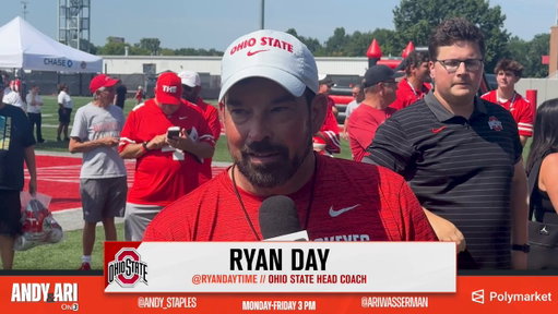 NEW: Ohio State's Ryan Day says he tells players he could "floor" his AMG Mercedes but doesn't because he's "disciplined"🚘 

"It can go really fast. I tell the guys, one of the things that we have to understand and one of the biggest issues that we have right now with young people is driving really fast."

(via @AndyAriOn3)