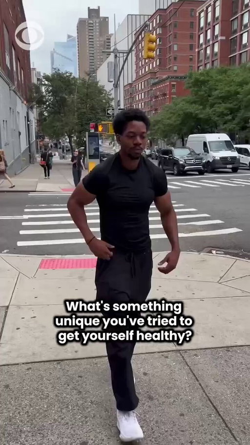 What's something unique you've tried to get yourself healthy? These New Yorkers tell CBS News' Jared Ochacher that they've attempted everything from backbends to water fasts to running up and down their apartment's stairs to get in shape. 