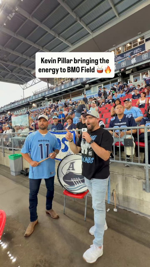 Toronto sports royalty in the house 🥁💙 