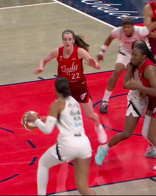 Caitlin Clark saw A'ja Wilson and took on the challenge 🍿 