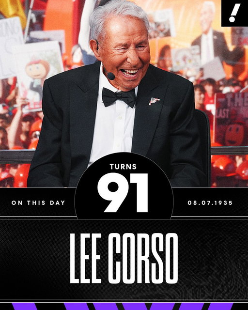 91 years ago today, college football legend Lee Corso was born 🎂

The former head coach and College GameDay icon turned his headgear picks into a Saturday tradition 🫡 