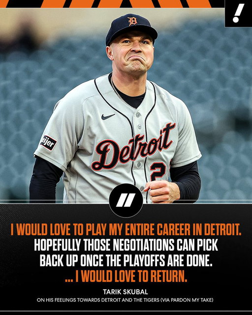 Tarik Skubal is already thinking about a Tigers reunion after this season 👀 