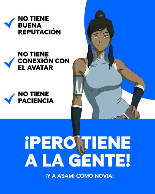 Korra no lo tiene todo, pero tiene a su gente y a Asami. 😍❤️ ¿Qué más se puede pedir?
Haz maratón de la serie de La Leyenda de Korra en Paramount Plus. 🍿✨
#Korra #ParamountPlus 