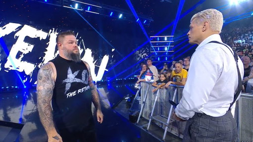 Kevin Owens is back on SmackDown!!! 🙌

@FightOwensFight 