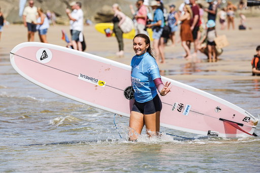 We're crowning winners today! Watch Finals Day at the @boardmasters Longboard Pro Presented by @YETICoolers  LIVE: https://www.worldsurfleague.com/posts/558541/its-on-finals-day-of-boardmasters-longboard-pro-presented-by-yeti 

#Boardmasters 
