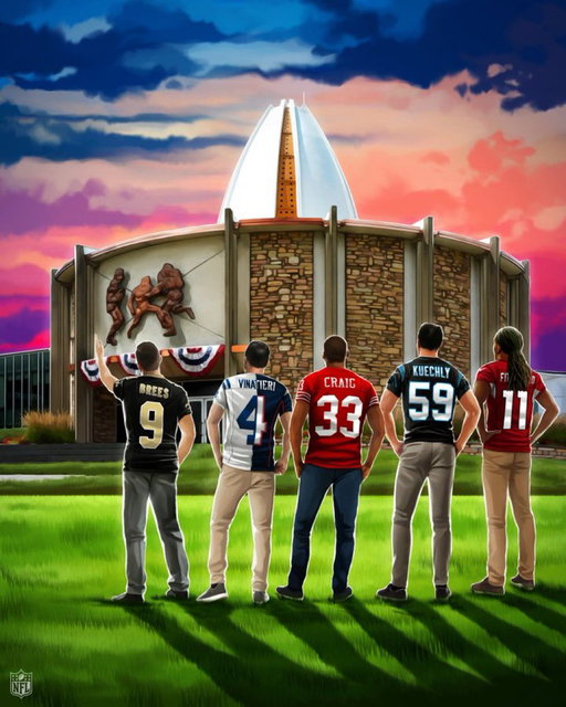 The Pro Football Hall of Fame will enshrine five new members in the 2026 class today at noon ET on ESPN. Those five: Drew Brees, Roger Craig, Larry Fitzgerald, Luke Kuechly and Adam Vinatieri. Those five players combined for 38 Pro Bowl selections during their NFL careers. 