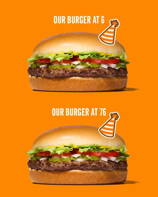 🎊 Happy National Whataburger Day 🎊 ​

76 years later, we’re still serving the same burger that started it all. Celebrate with a BOGO #1 Whataburger, today only, 11 AM–8 PM.

Claim your offer on the app! 