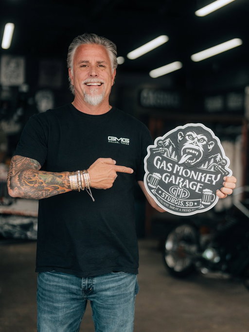 The guys at @Premiermetalart made us these sick signs for #Sturgis86 that you can buy at @GasMonkeySturgis, and heads up there are only 20, so once they are gone they are gone! 

#gasmonkeygarage #richardrawlings #sturgis #indianmotorcycle #harleydavidson 