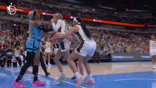 Sophie Cunningham got close-lined to the ground and DiJonai Carrington was ejected with a flagrant 2   