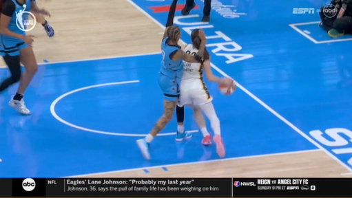 Caitlin Clark received her 8th technical on the year after accidentally bumping into a ref 

She will now be automatically suspended for the Fever’s next game  