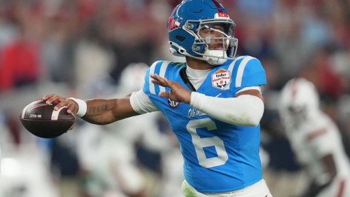Trinidad Chambliss has a ceiling of "Jayden Daniels range" but "he’ll turn 25 before his rookie year starts and that does hold some “upside” limitations", per @JeffRisdon 