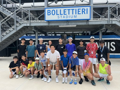 A special moment for our Japanese campers 🇯🇵👏

@keinishikori connected with our campers to share advice and lessons from the game, bringing another unique learning opportunity to the tennis training experience at IMG Academy! 