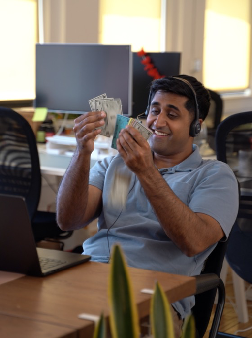 me counting all my "stock options" at those "rocketship" companies that would be "worth a lot of money one day" 