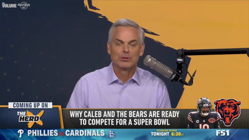 "What I saw yesterday was a lot of speed, a lot of energy. Caleb is thinner, faster, much more accurate. That offense was pretty damn crisp!"

@colincowherd shares his observations after attending Bears Training Camp 