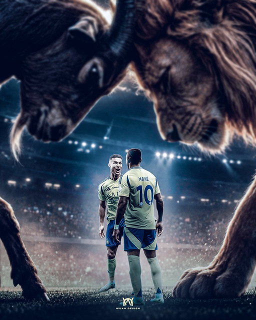 Deux légendes.🦁🐐

Sadio Mané 🇸🇳 &amp; Cristiano Ronaldo 🇵🇹

Le respect. La détermination. La mentalité des grands.

Une image qui parle d’elle-même. 🔥

#SadioMané #CristianoRonaldo #AlNassr #Senegal #FootballSenegal #LionsDeLaTeranga 🇸🇳 