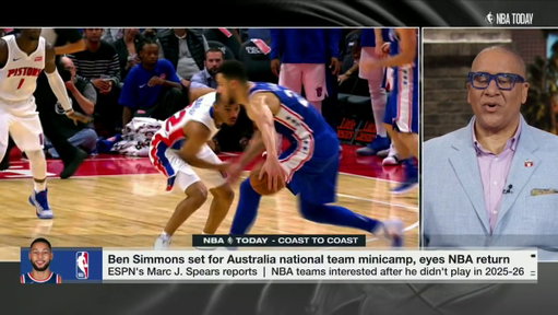 "He does have an offer from a West team to come to a training camp." 👀

—@MarcJSpears gives an update on Ben Simmons' potential return to the NBA 🏀 