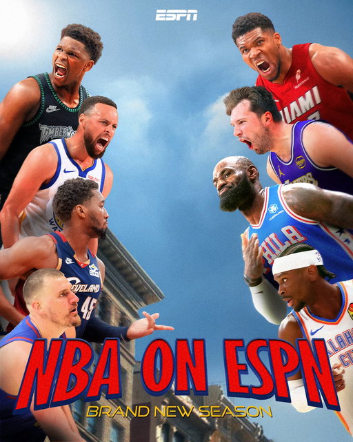 A BRAND NEW NBA SEASON 🍿

ESPN has FOUR opening week matchups you won’t want to miss 👀 