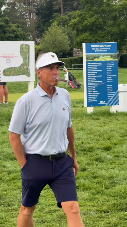 Pine Valley visor, Seminole polo, a Fuente cigar, and a tee time at Merion. Competing in his 21st U.S. Amateur, 63-year-old Mike McCoy is a verified vibe. 