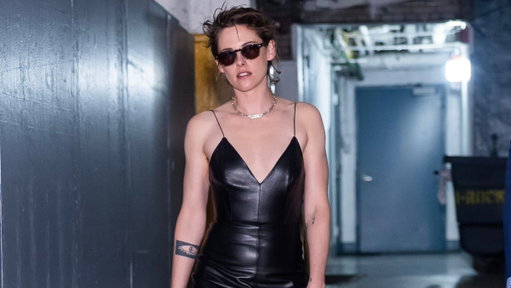This Is the $2,400 Black Bikini Leather Dress Kristen Stewart Wore in New York City Details: https://t.co/3ABqgy4iCb 