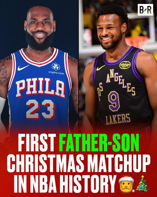 🚨 LeBron and Bronny James are set to make more history with the first father-son matchup on Christmas Day in NBA history

LeBron James Sr. vs. LeBron James Jr. 🔥 