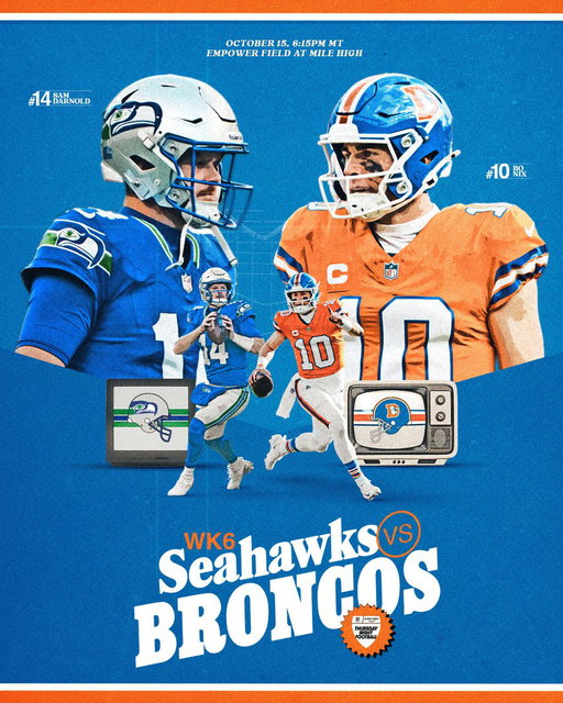 You asked for it, you got it. 🤝

We’re going old school with the @Seahawks for #SEAvsDEN! 