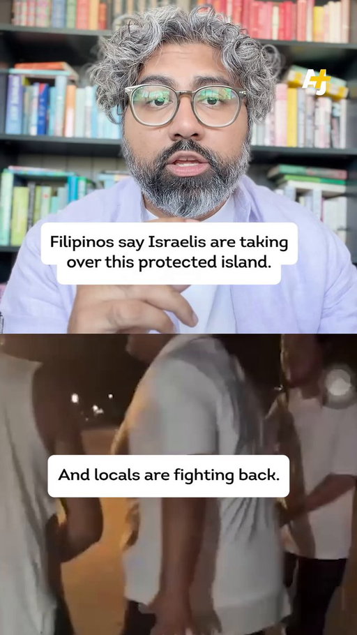 “My country is not prepared for this mental health crisis that they are dumping upon my people.”

Israelis are vacationing on Siargao Island in the Philippines after participating in the genocide in Gaza. And locals are fighting back. 