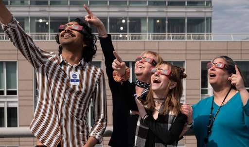 Tomorrow, a total solar eclipse is passing over part of the Northern Hemisphere, and you can watch it with us!

We'll be broadcasting live views of the eclipse beginning at 1:15pm ET (1715 UTC) on Aug. 12. Check out ways to tune in: https://t.co/KYlmEefqSd 