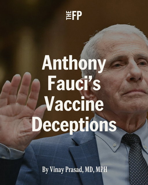 A Senate committee recently released some of Anthony Fauci’s texts about Covid-19 vaccines. 

The messages show that the former top public health official wrestled with some of the same issues in private that he publicly characterized as misinformation, writes epidemiologist @VPrasadMDMPH.

“For a man who declared himself as science, it’s a pity he didn’t champion more of it,” he adds. 

Read the full analysis here: https://t.co/b5mCi1wNhr